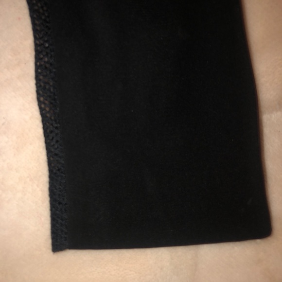 NWOT Black Crop Mesh Gold Zipper Button Blazer Size 4/6 - Picture 4 of 12